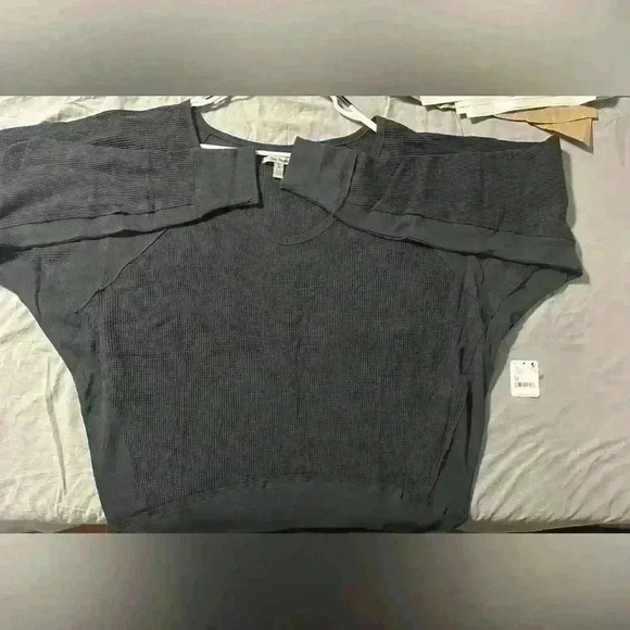 Free People Santa Clara Thermal Black NWT MSRP $78 - Picture 9 of 9